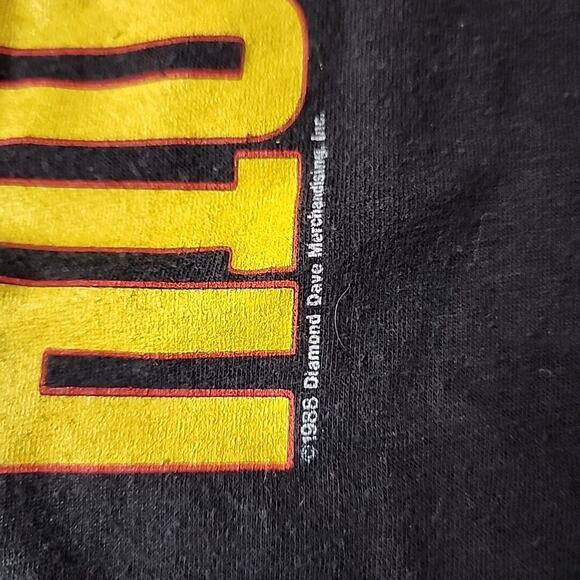 Vintage Concert T-Shirt David Lee Roth 1988 Van Halen Size XL - Picture 6 of 6